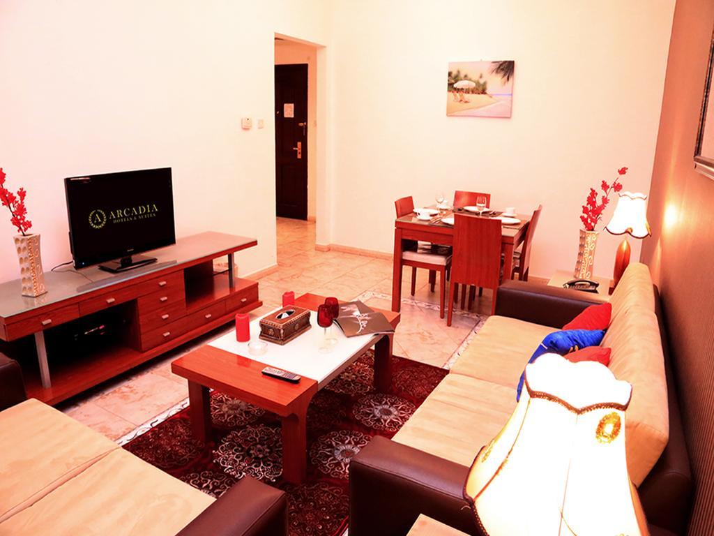 Arcadia Hotel Suites Schardscha Exterior foto